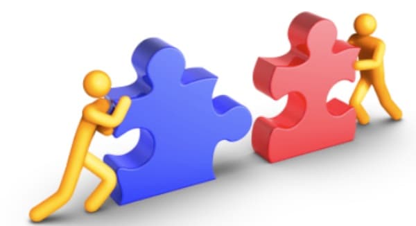 Working Together business puzzle icon icons png preview