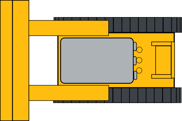 Yellow Bulldozer Drawing icons png preview