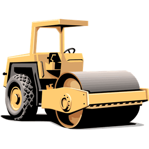 Yellow Construction Vehicle Parked icons png preview