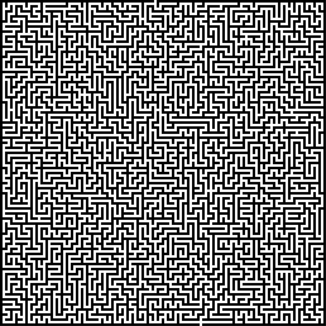 A 64x64 Maze Puzzle png transparent