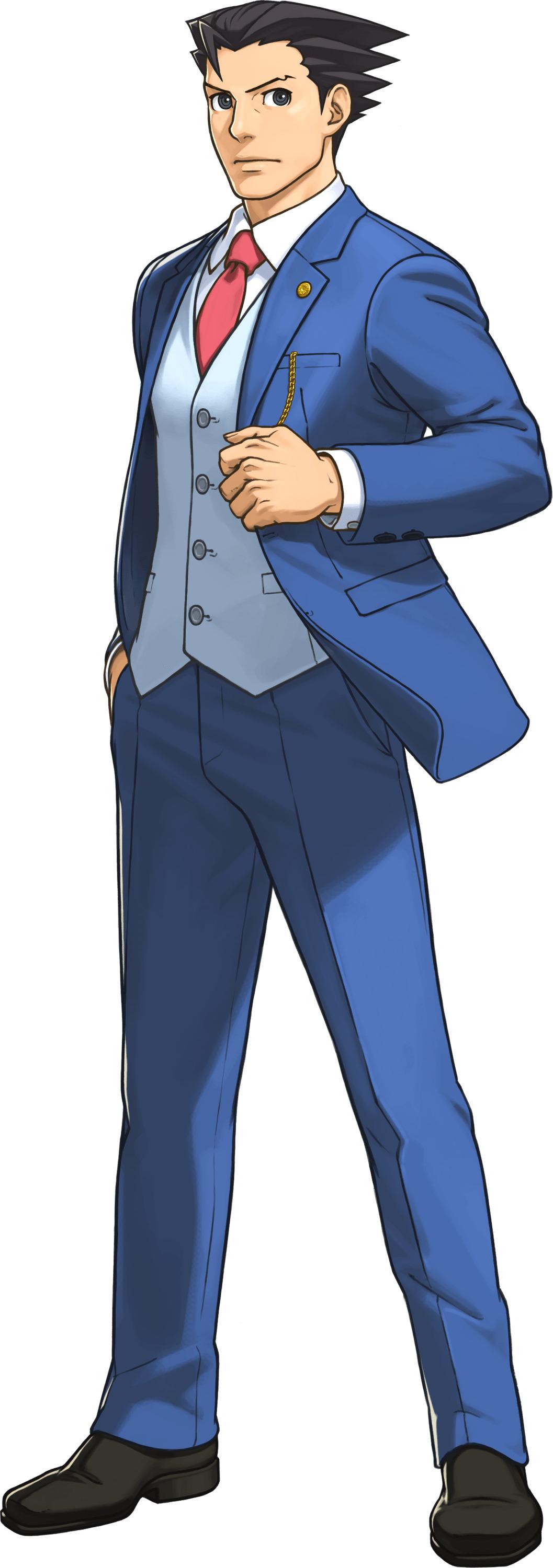 Ace Attorney Standing png transparent
