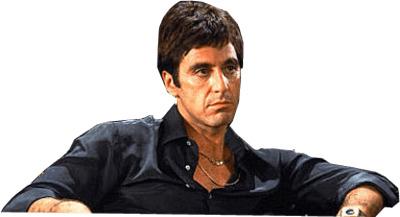 Al Pacino Scarface png transparent