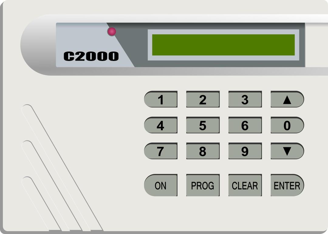 Alarm system S2000 off png transparent