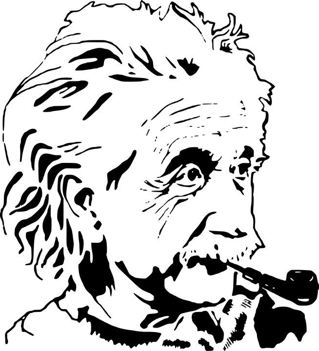 Albert Einstein Illustration png transparent