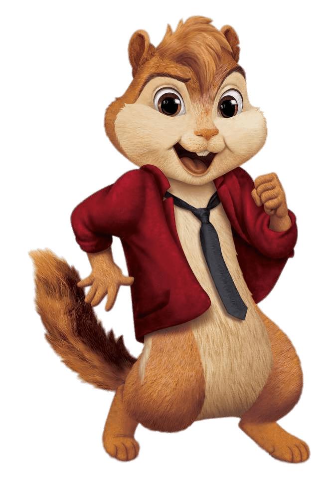 Alvin and the Chipmunks Alvin Wearing Black Tie png transparent