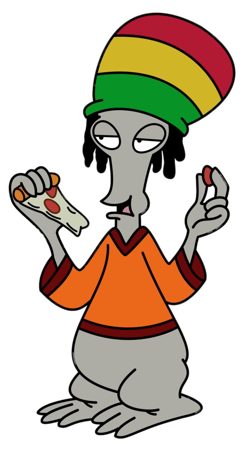 American Dad! Character Roger the Alien Jamaican Outfit png transparent