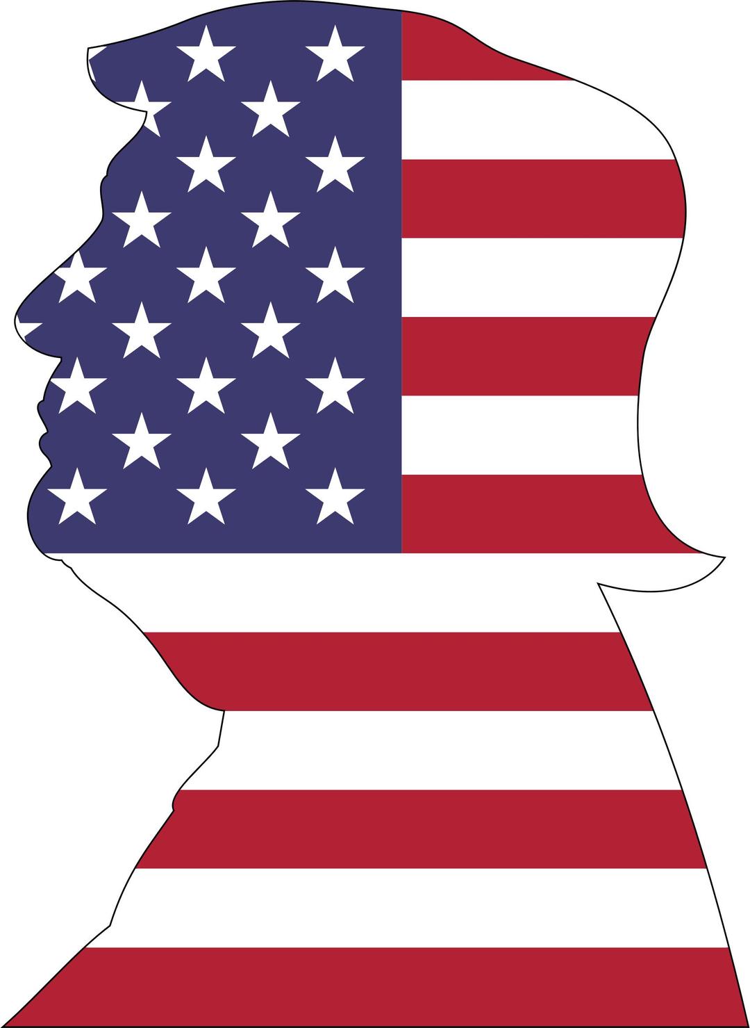 American Trump With Stroke png transparent