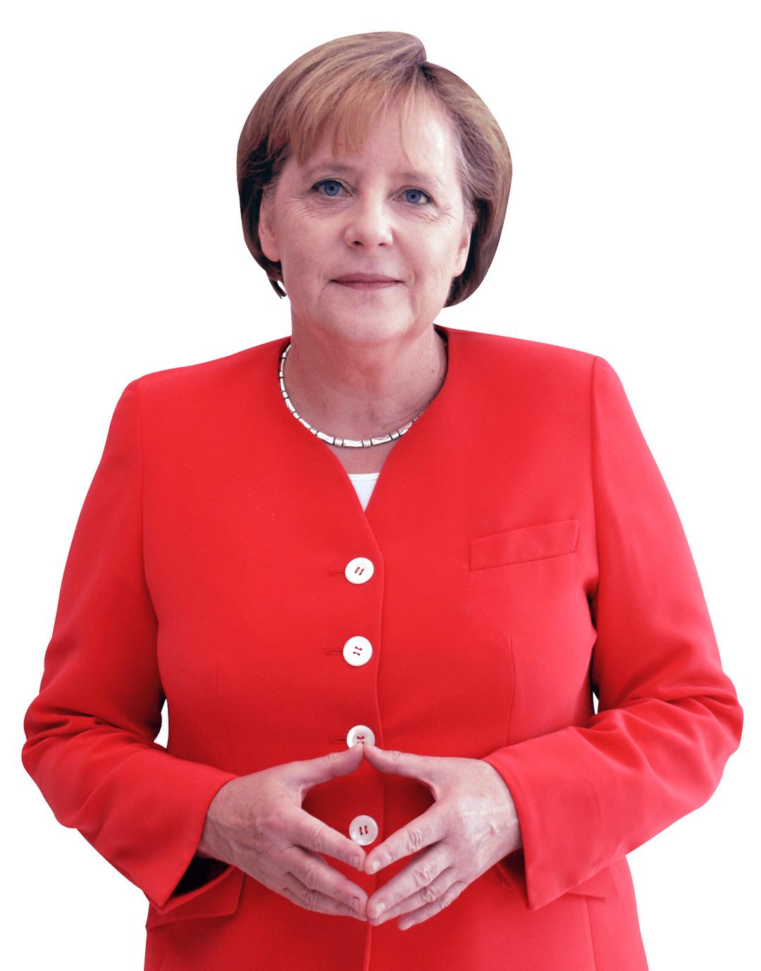 Angela Merkel Red png transparent