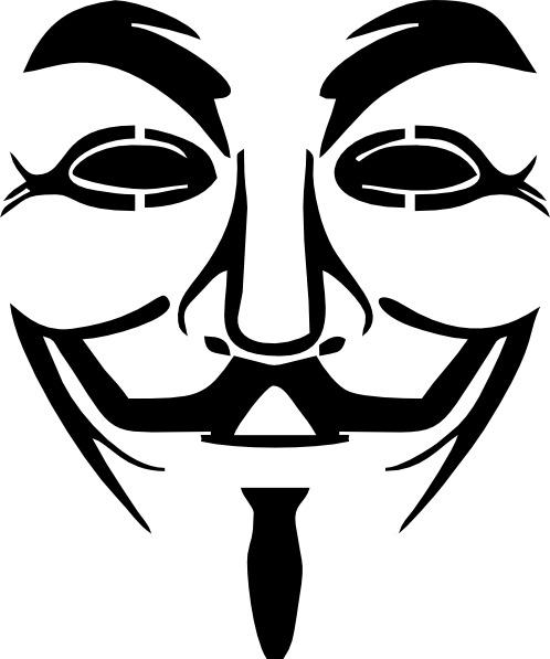 Anonymous Mask Drawing png transparent