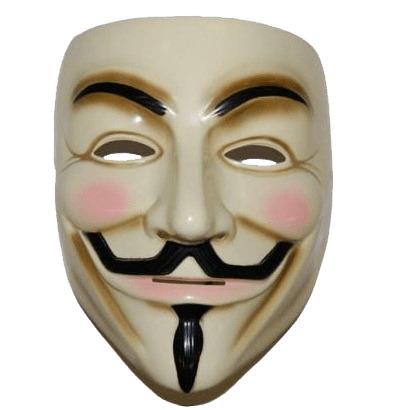 Anonymous Mask Shiny png transparent