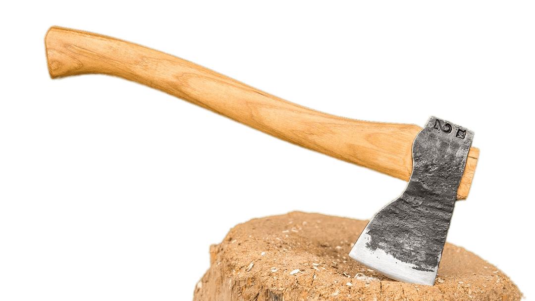Axe In Log png transparent