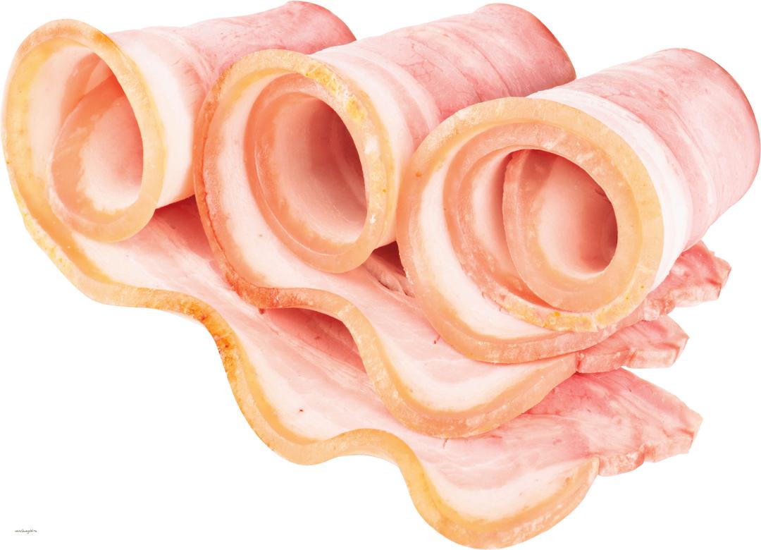 Bacon Slices Three png transparent