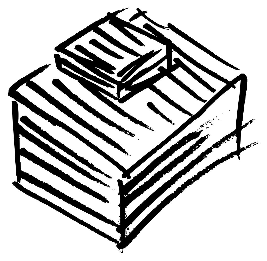 Badly Drawn Stack of cash png transparent