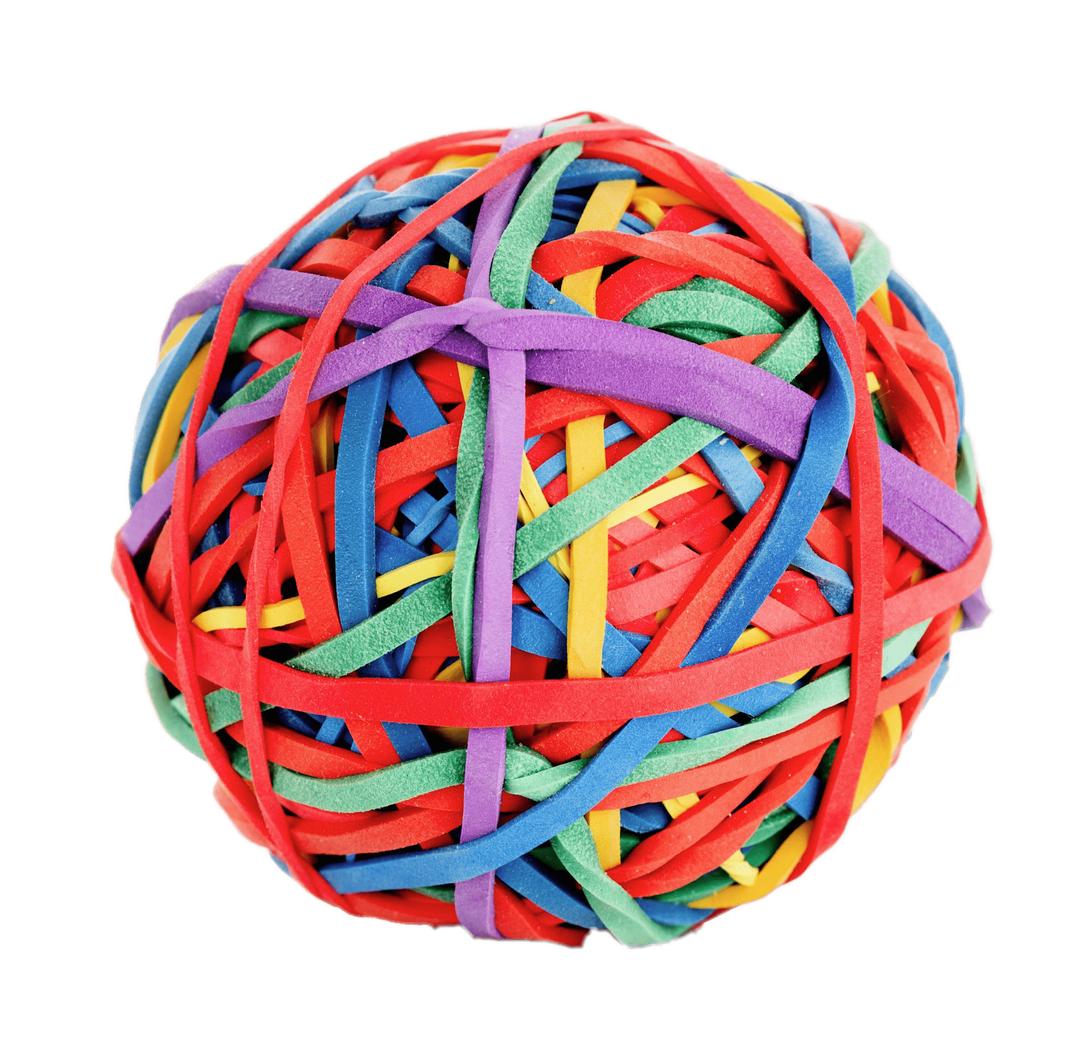 Ball Of Rubber Bands png transparent