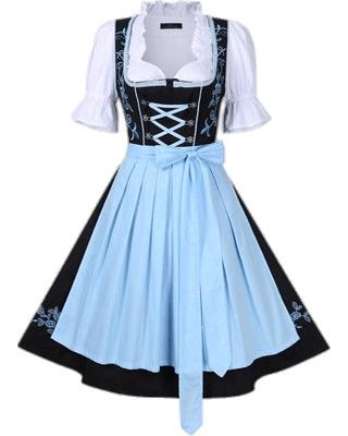 Bavarian Dirndl Dress png transparent