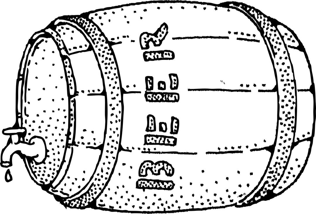 Beer Barrel png transparent