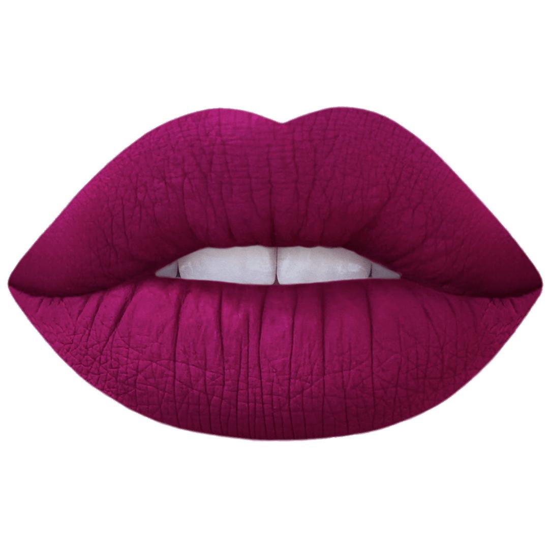 Berry Red Lipstick on Lips png transparent