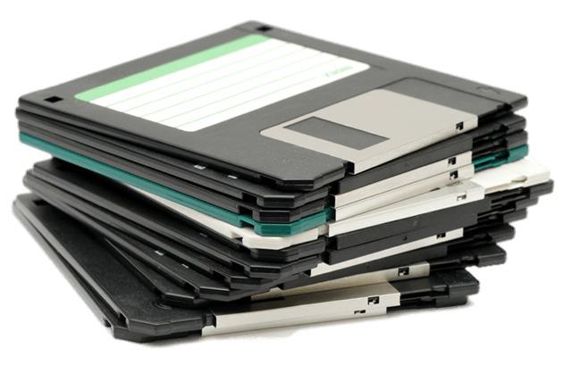 Big Stack Of Floppy Disks png transparent