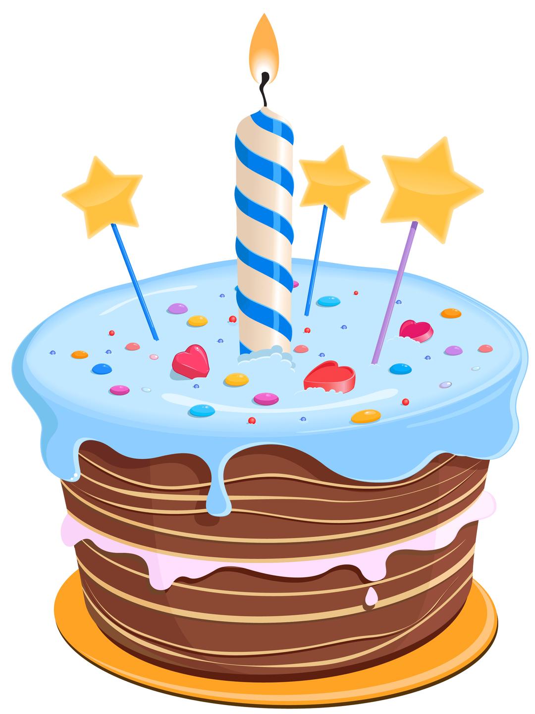 Birthday Cake Drawing Blue png transparent