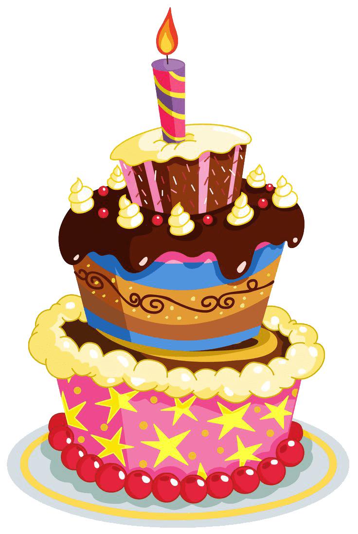Birthday Cake Layers png transparent