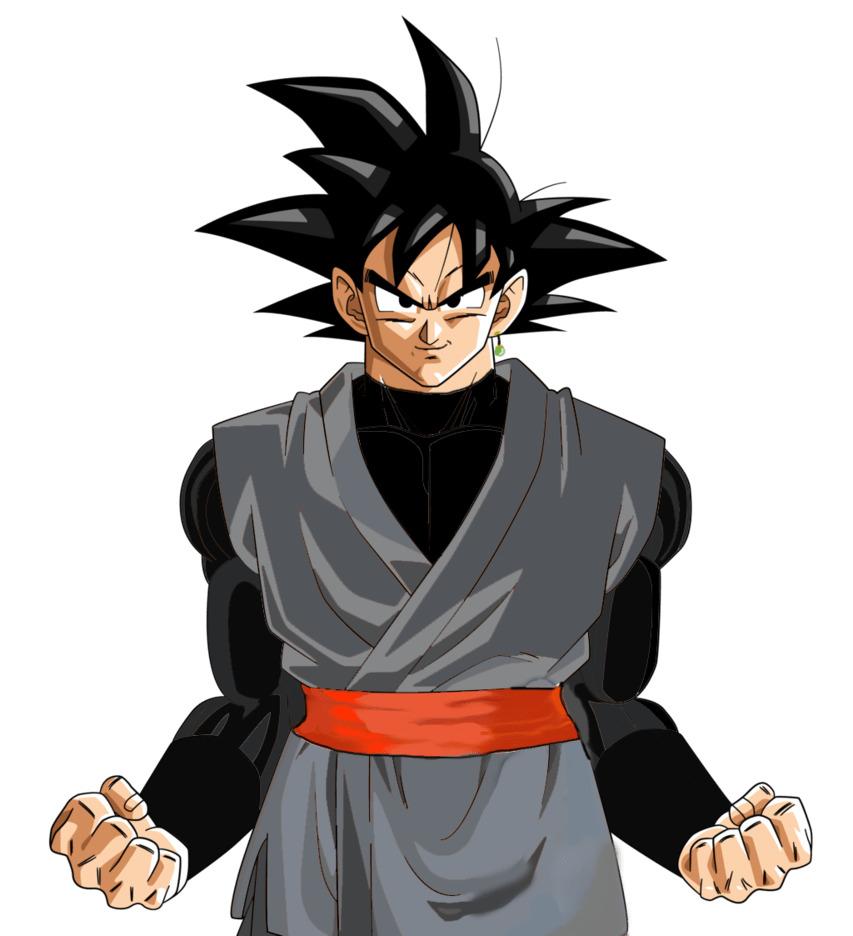 Black Goku Ready To Fight png transparent