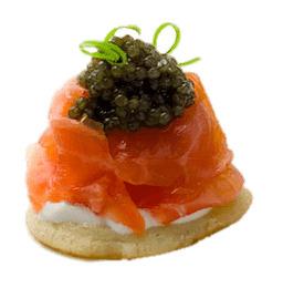 Blini With Salmon and Caviar png transparent