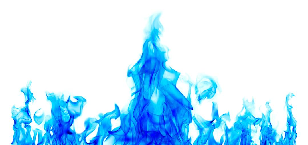 Blue Fire png transparent