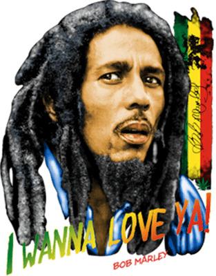 Bob Marley I Wanna Love Ya png transparent