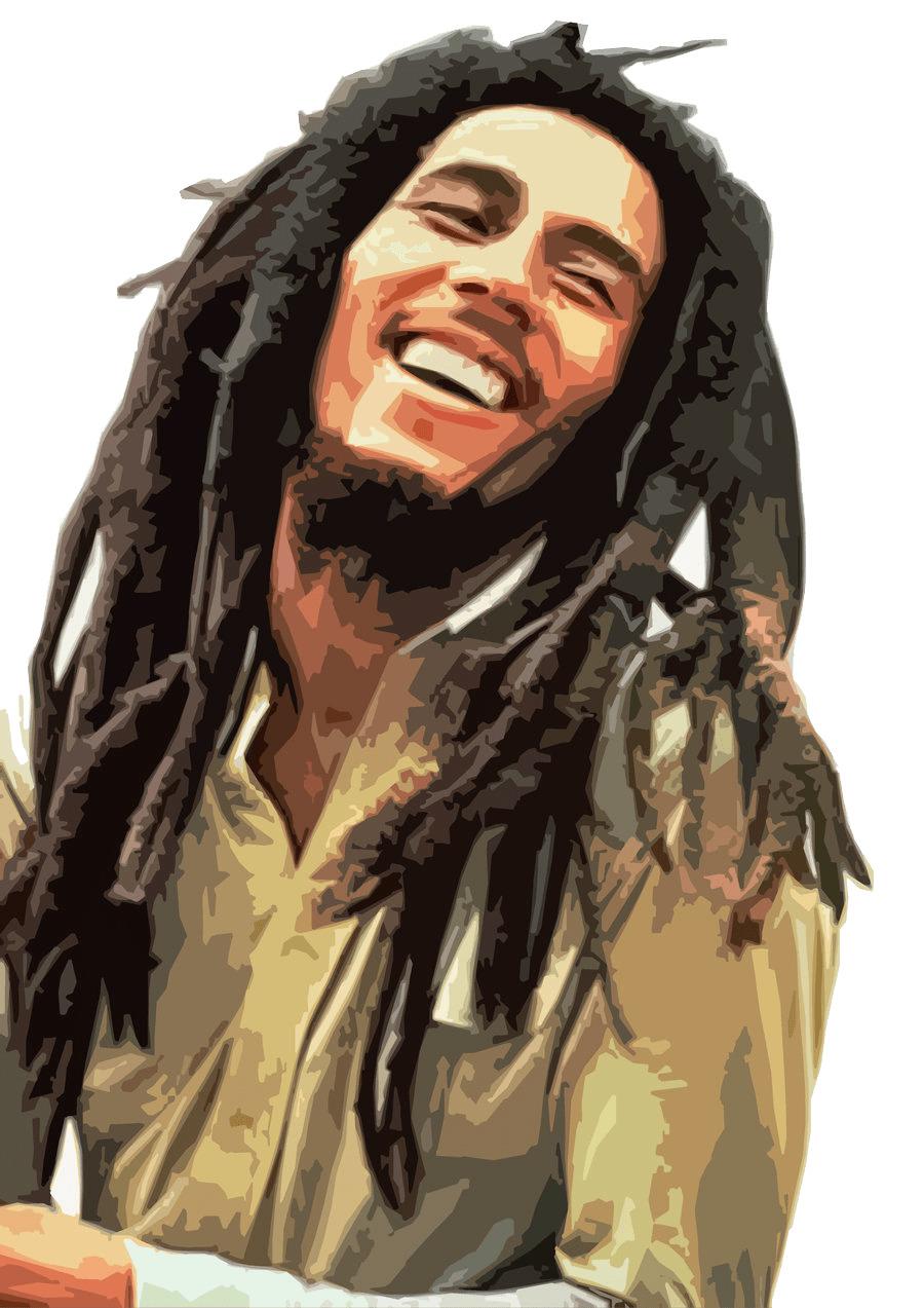 Bob Marley Side View png transparent