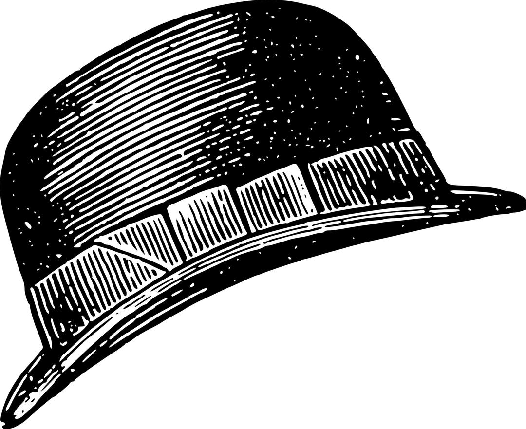 Bowler Hat Vintage Victorian Drawing png transparent