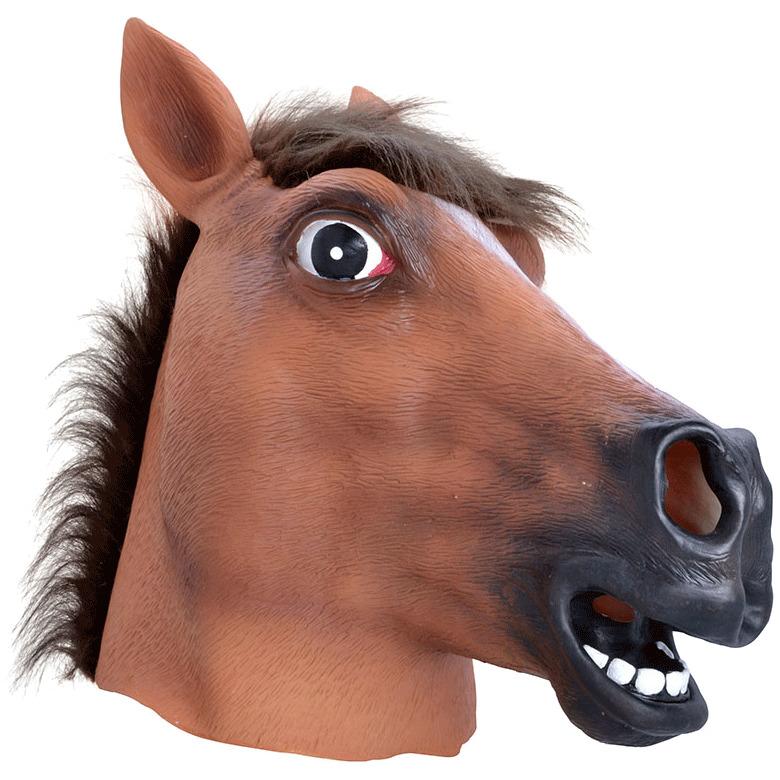 Brown Horse Mask png transparent
