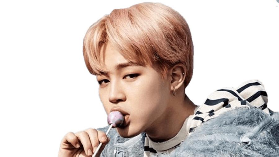 BTS Jimin Having Lollypop png transparent