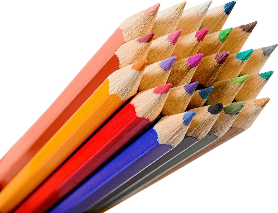 Bunch Of Color Pencils png transparent