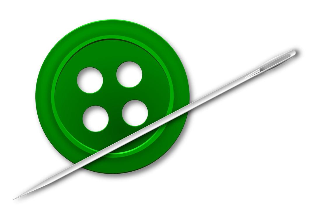 Button and Needle png transparent