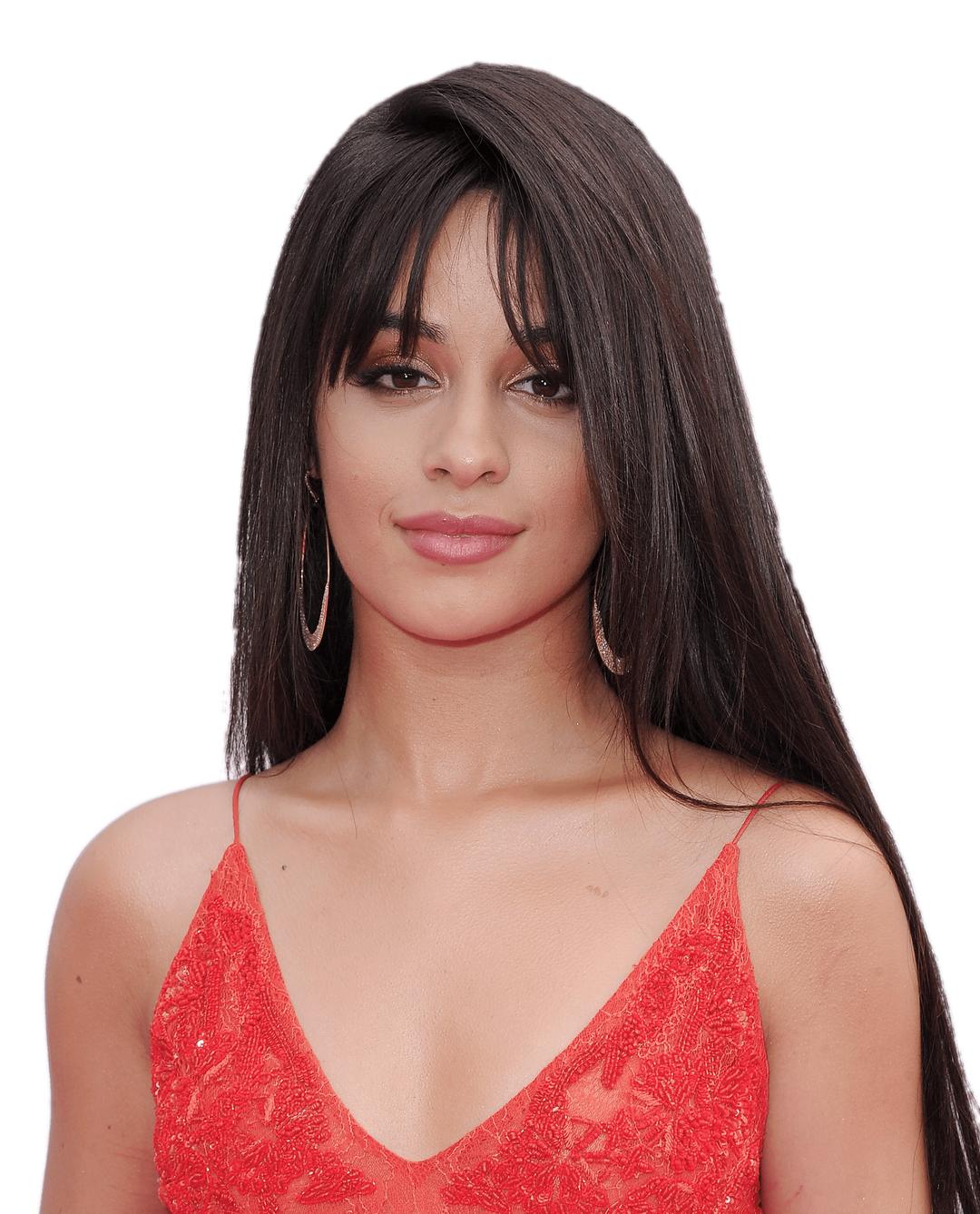 Camila Cabello Red Top png transparent