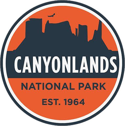 Canyonlands National Park Round Sticker png transparent
