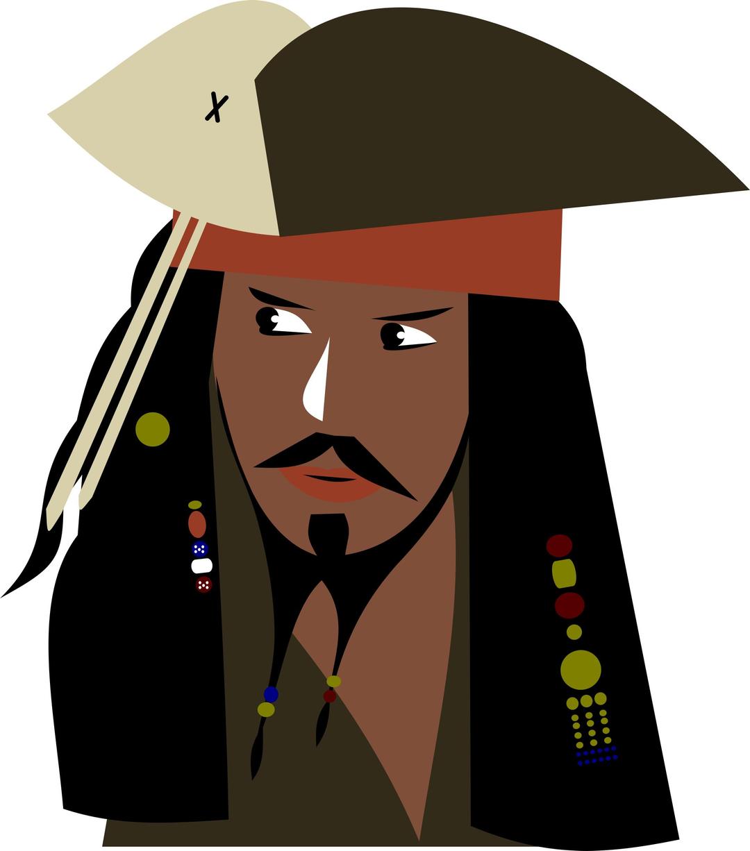 Captain of the Pirates png transparent