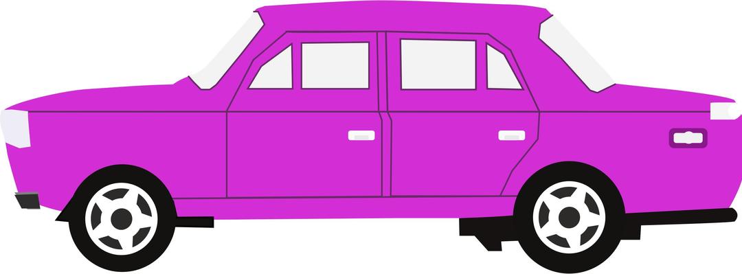 Car 16 (purple) png transparent