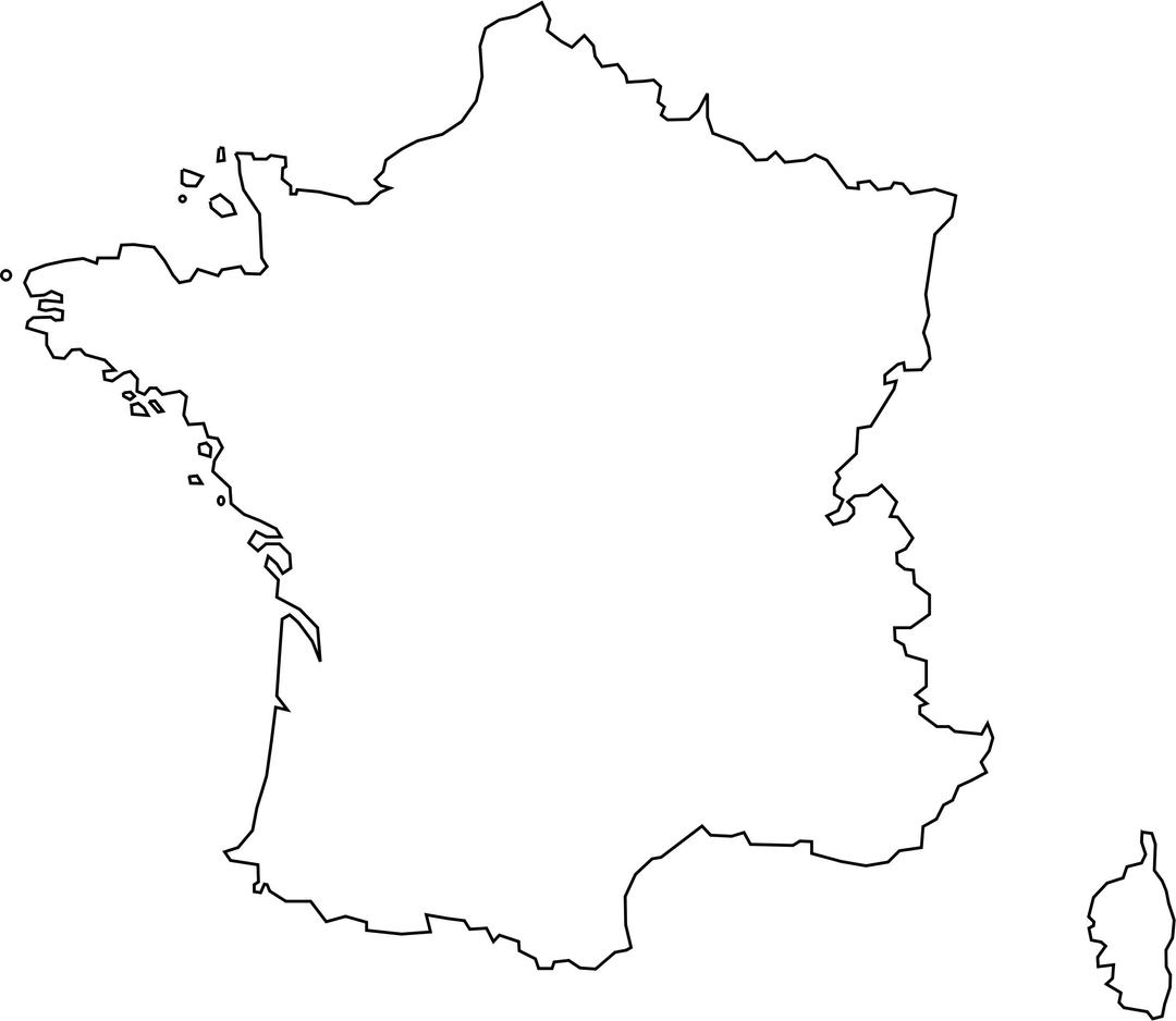 carte de France png transparent