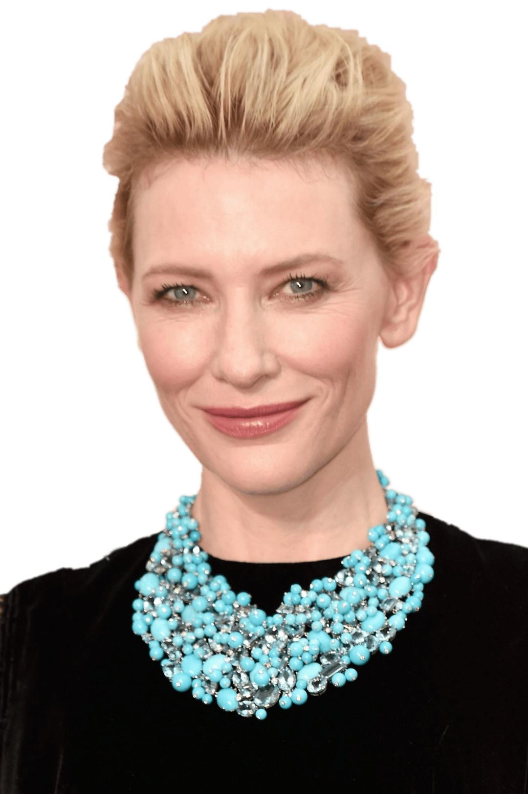 Cate Blanchett Glamourous Necklace png transparent