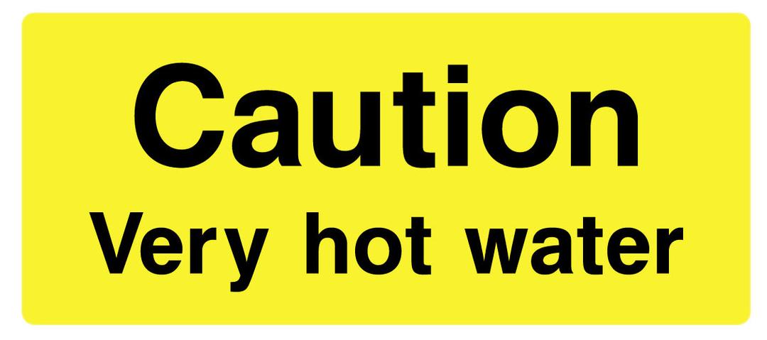 Caution Very Hot Water png transparent