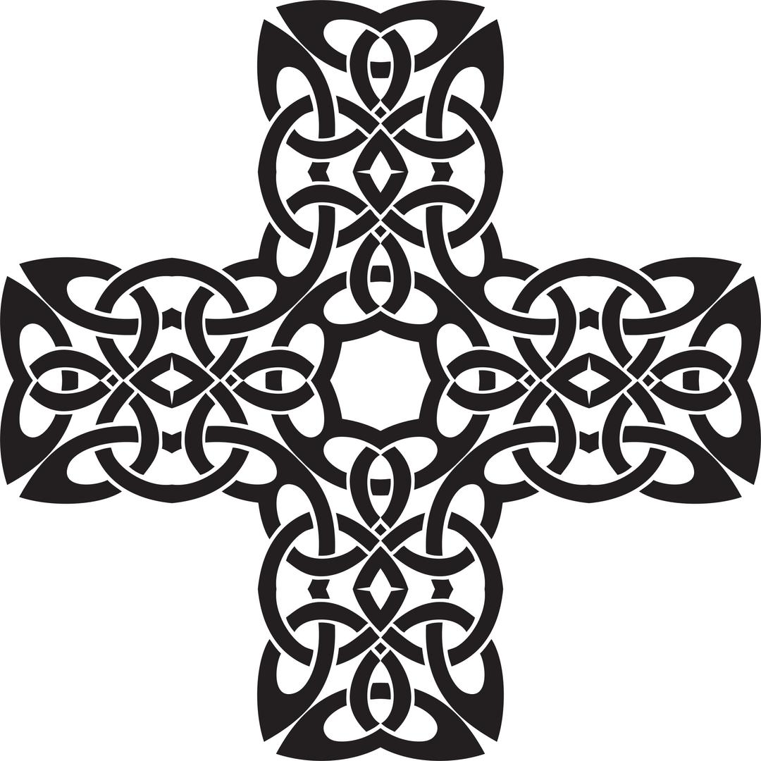 Celtic Knot Cross png transparent