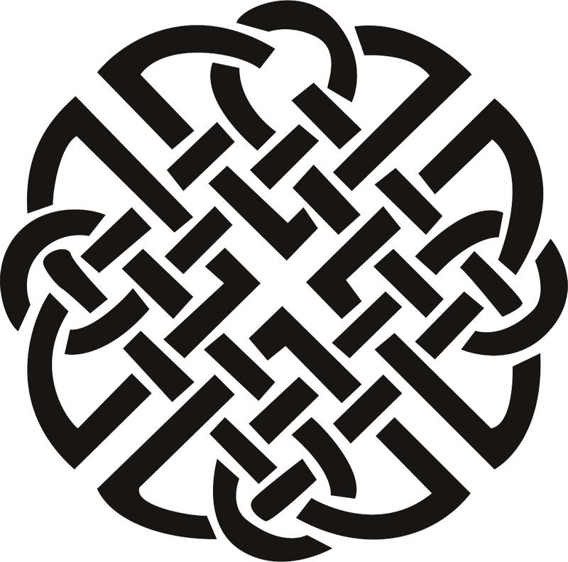 Celtic Knot Mandala png transparent