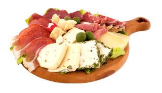 Cheese and Meat Antipasti Platter png transparent
