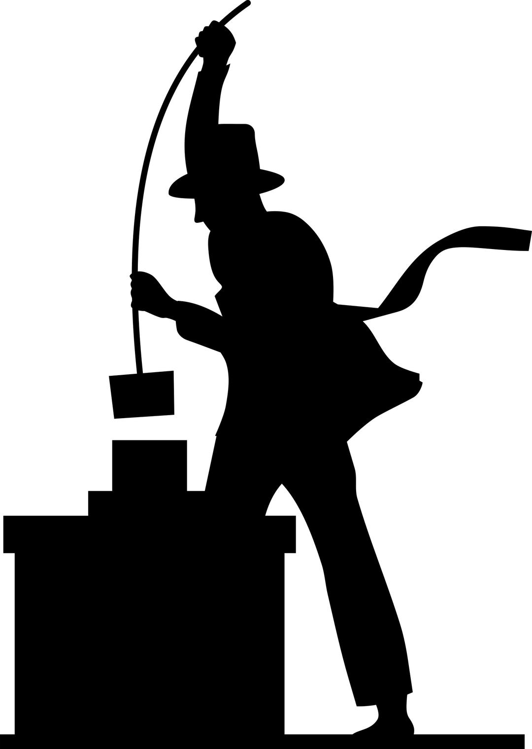 Chimney Sweeper Silhouette png transparent