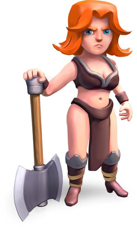Clash Of Clans Valkyrie png transparent