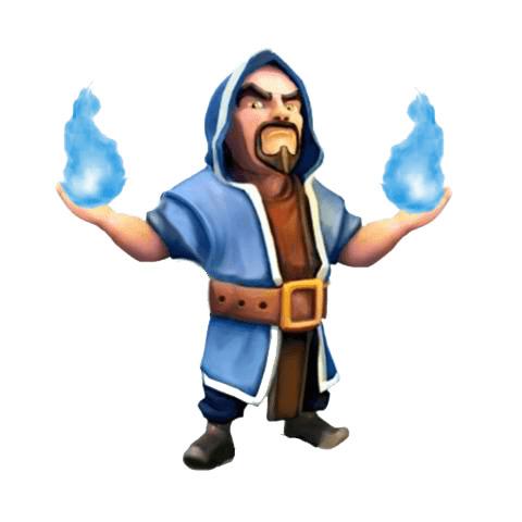 Clash Of Clans Wizard png transparent