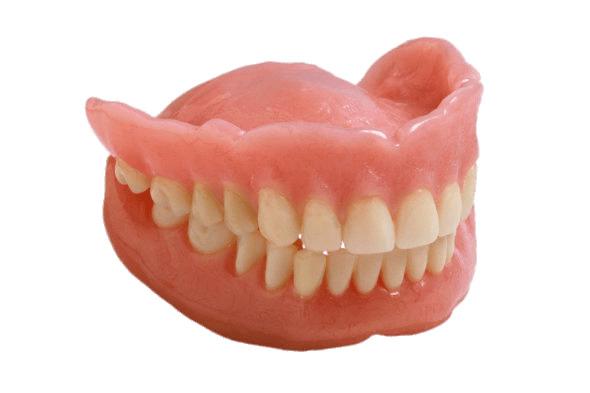 Closed False Teeth Side View png transparent