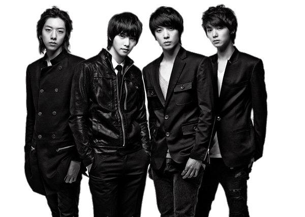 CNBlue Black and White png transparent