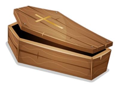 Coffin Clipart png transparent
